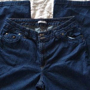 Woman Within size 16W blue jeans